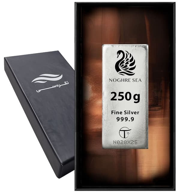 شمش 250 گرمی نقره‌سی - تارا